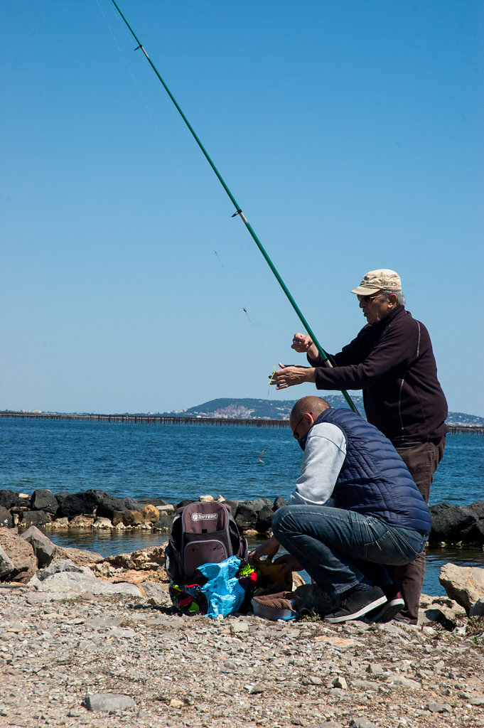 Étang de Thau, Fisherman