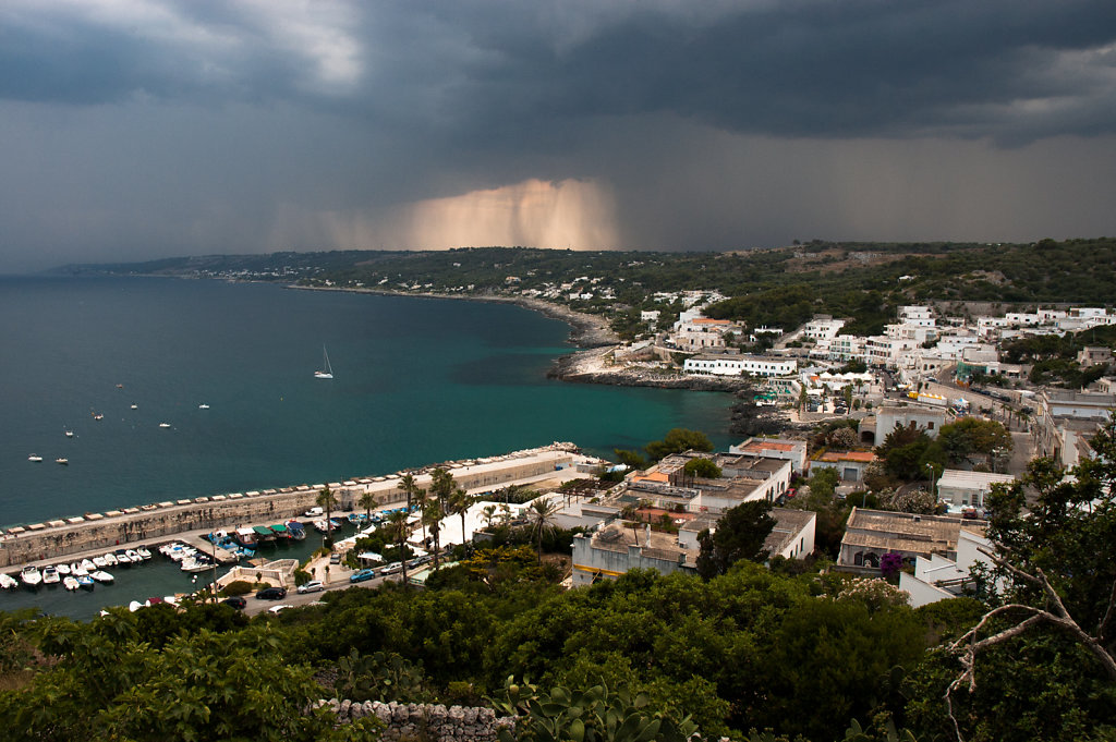 Thunderstorm over Castro