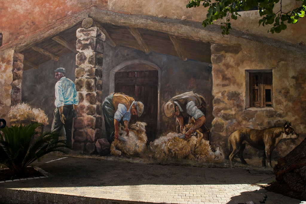 Murals, Tinnura near Bosa